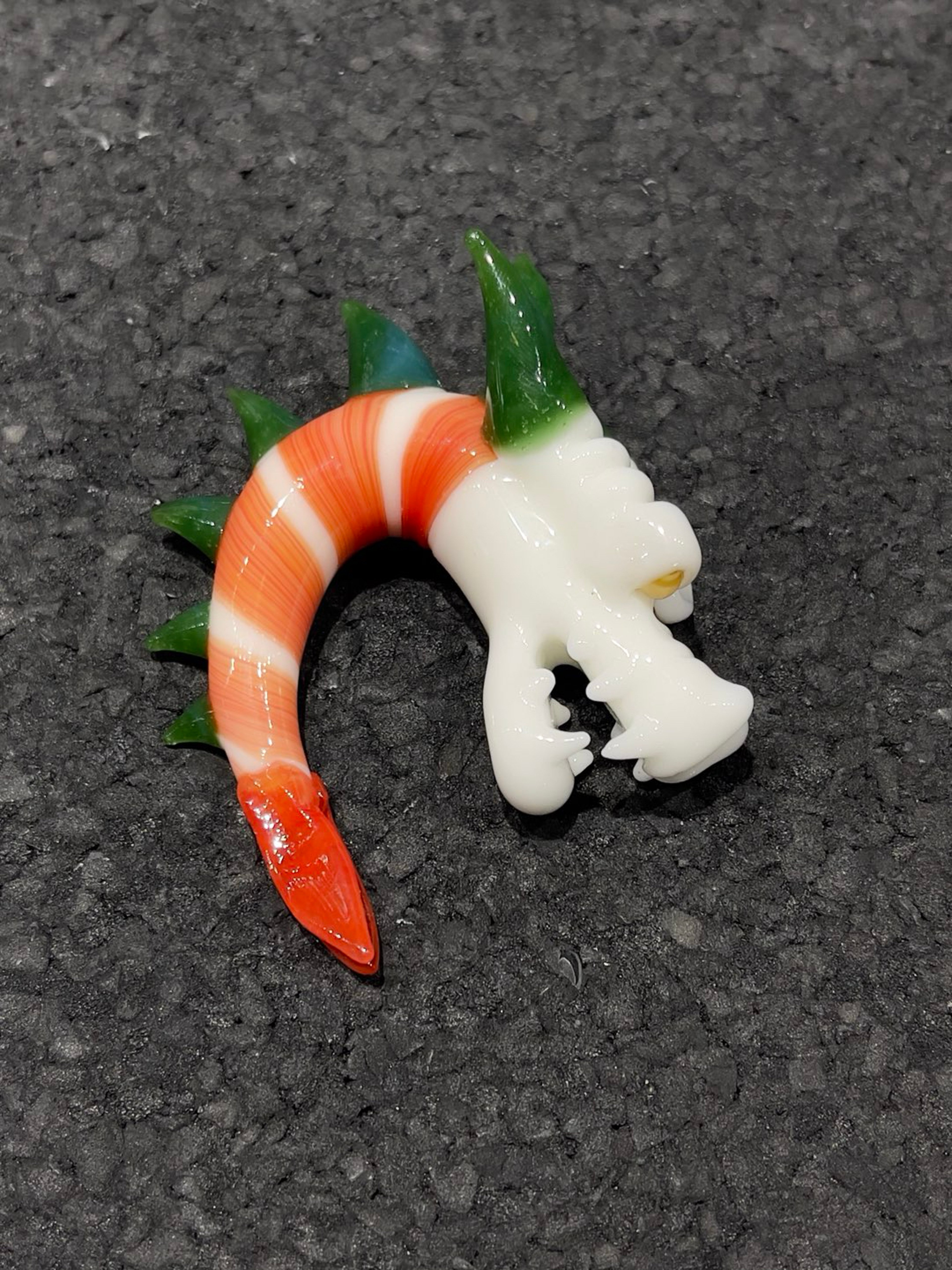 Preview pic of Dragon Shrimp pendy with noodle eyes