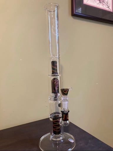 Preview pic of Custom Rasta Manifest Glassworks 18mm