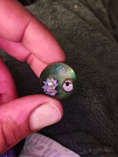 Preview pic of Rick and Morty marble