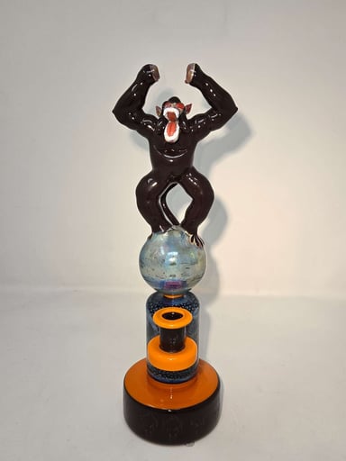 Preview pic of Robert Mickelsen The Great Ape DBZ Bubbler w/ matching Bubble Cap