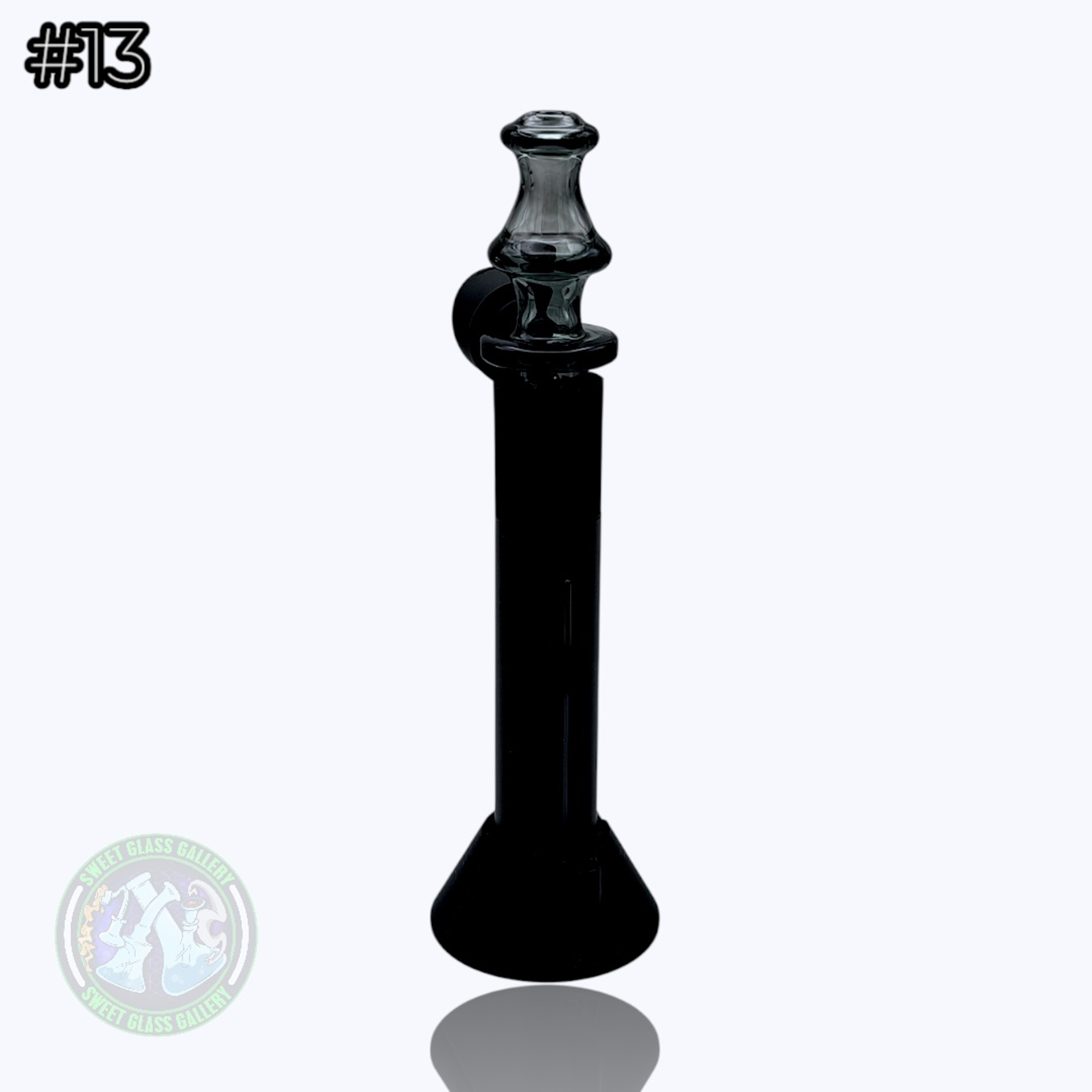 Preview pic of Rone Glass -Puffco Pivot Top #13 - Transparent Black