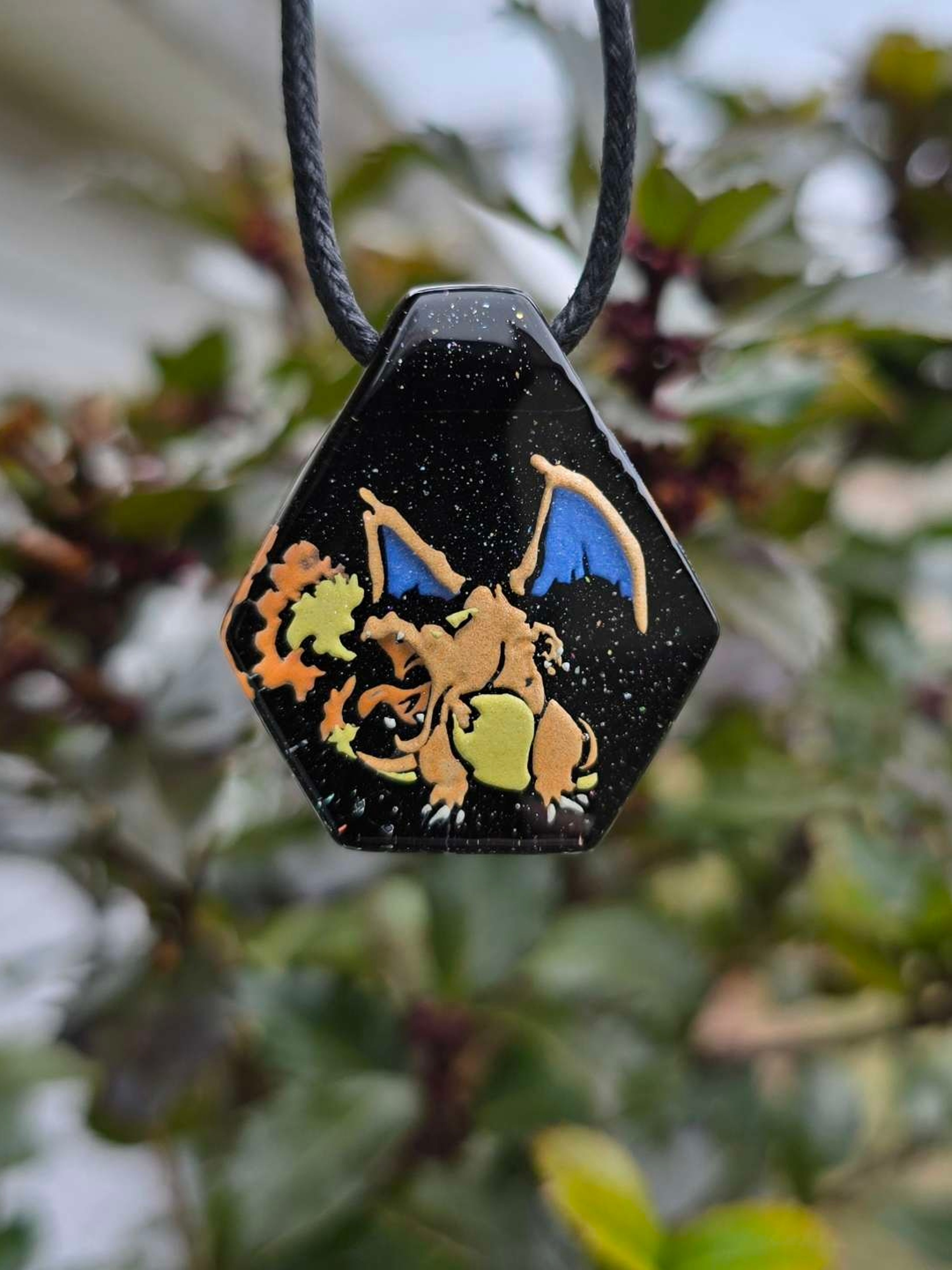 Seconds Charizard Layered Glow Pendant image 0