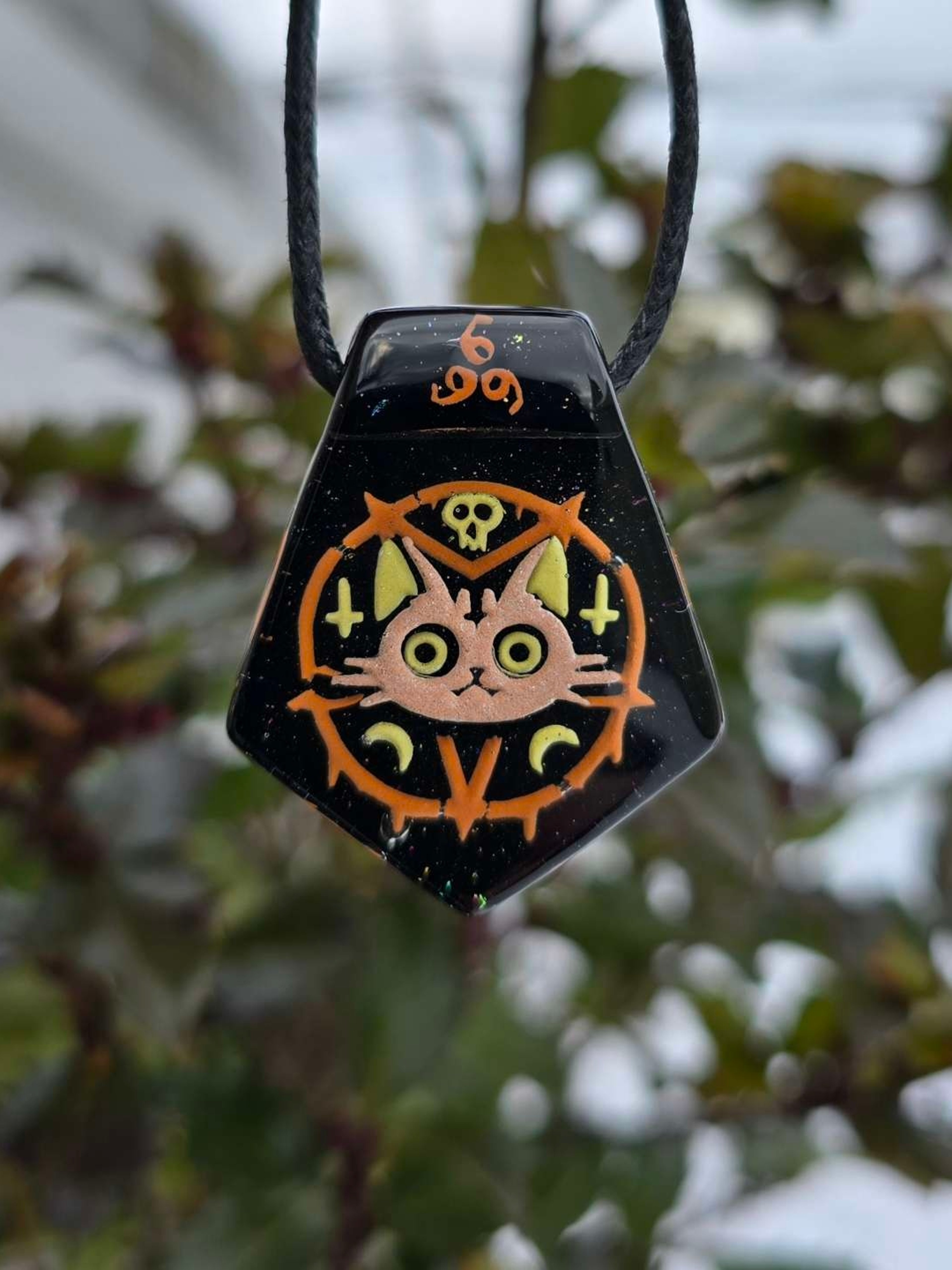 Lucipurrr Cute Cat Layered Glow Pendant image 0