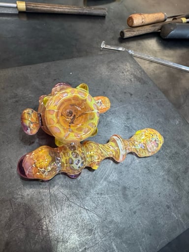 Preview pic of sidebowl silver/gold fumed
