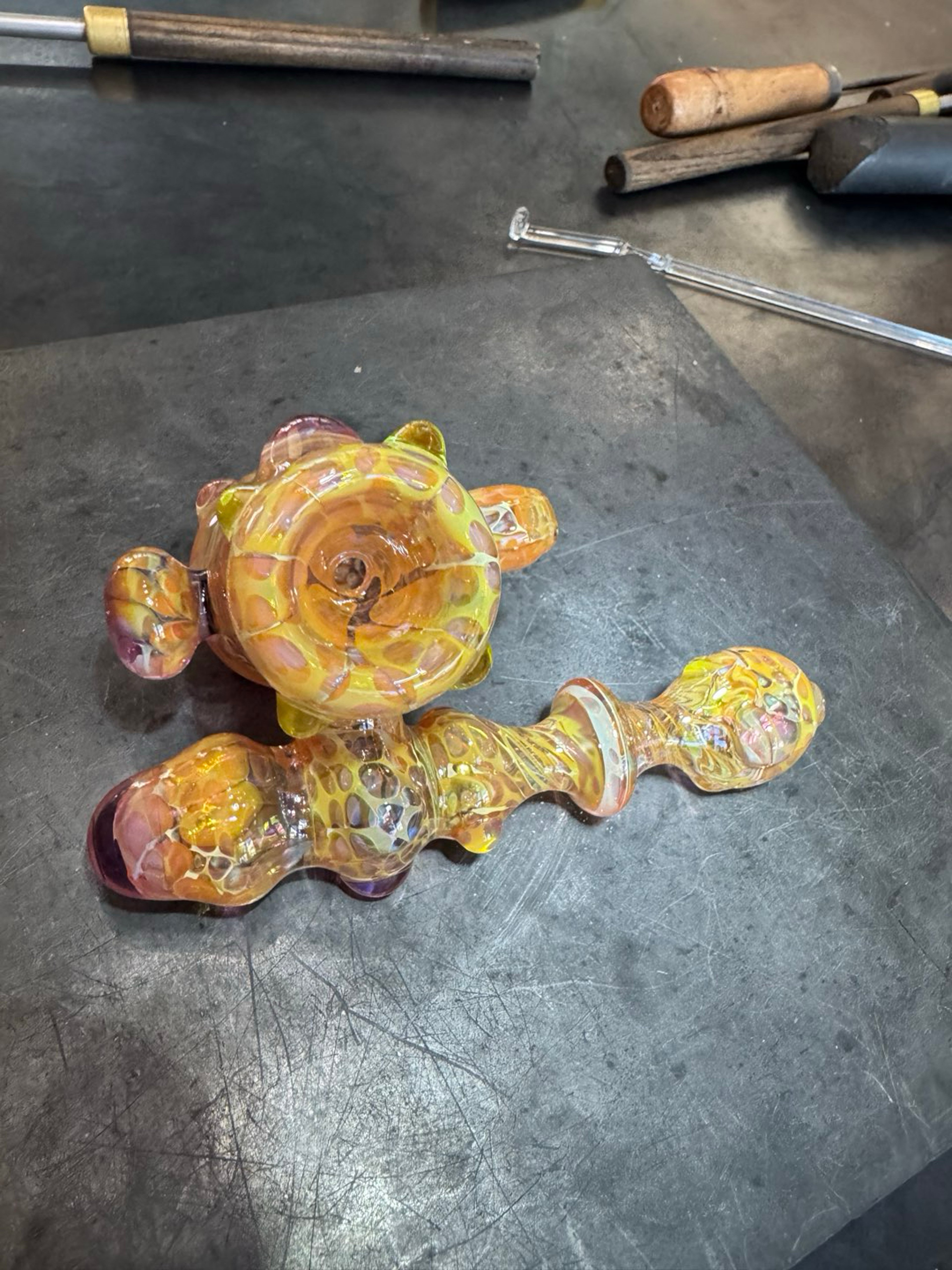 Preview pic of sidebowl silver/gold fumed