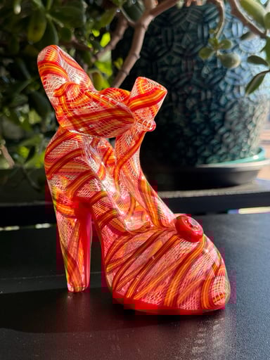 Preview pic of Dellene Peralta X Willy Wolly glass Reticello High Heel