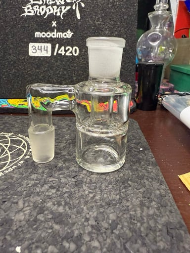 Preview pic of Greek Glass 18mm Ash Catcher