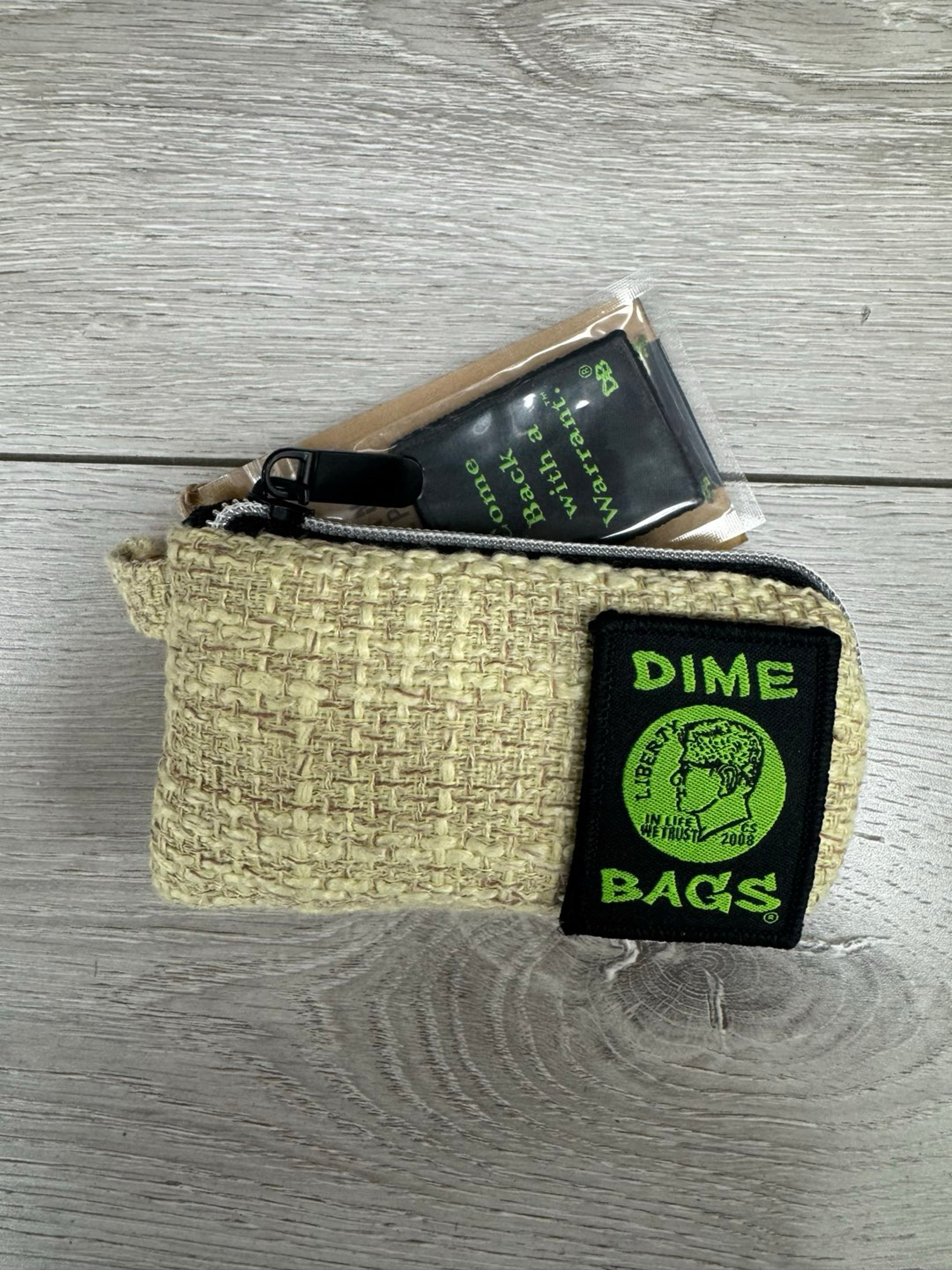 Dime bag all in one padded pouch 5” tan image 0