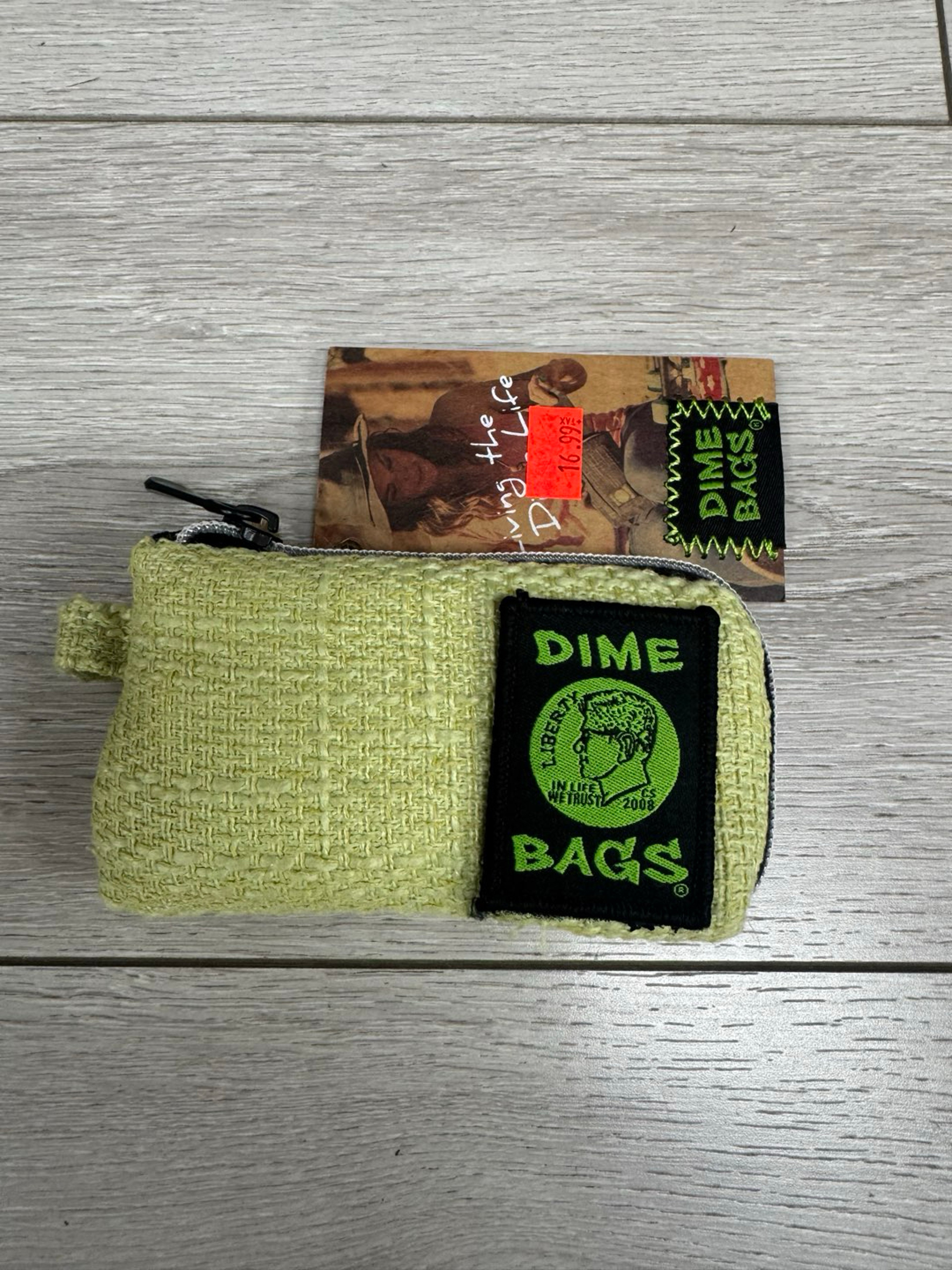 Preview pic of Dime bag all in one padded pouch 5” green