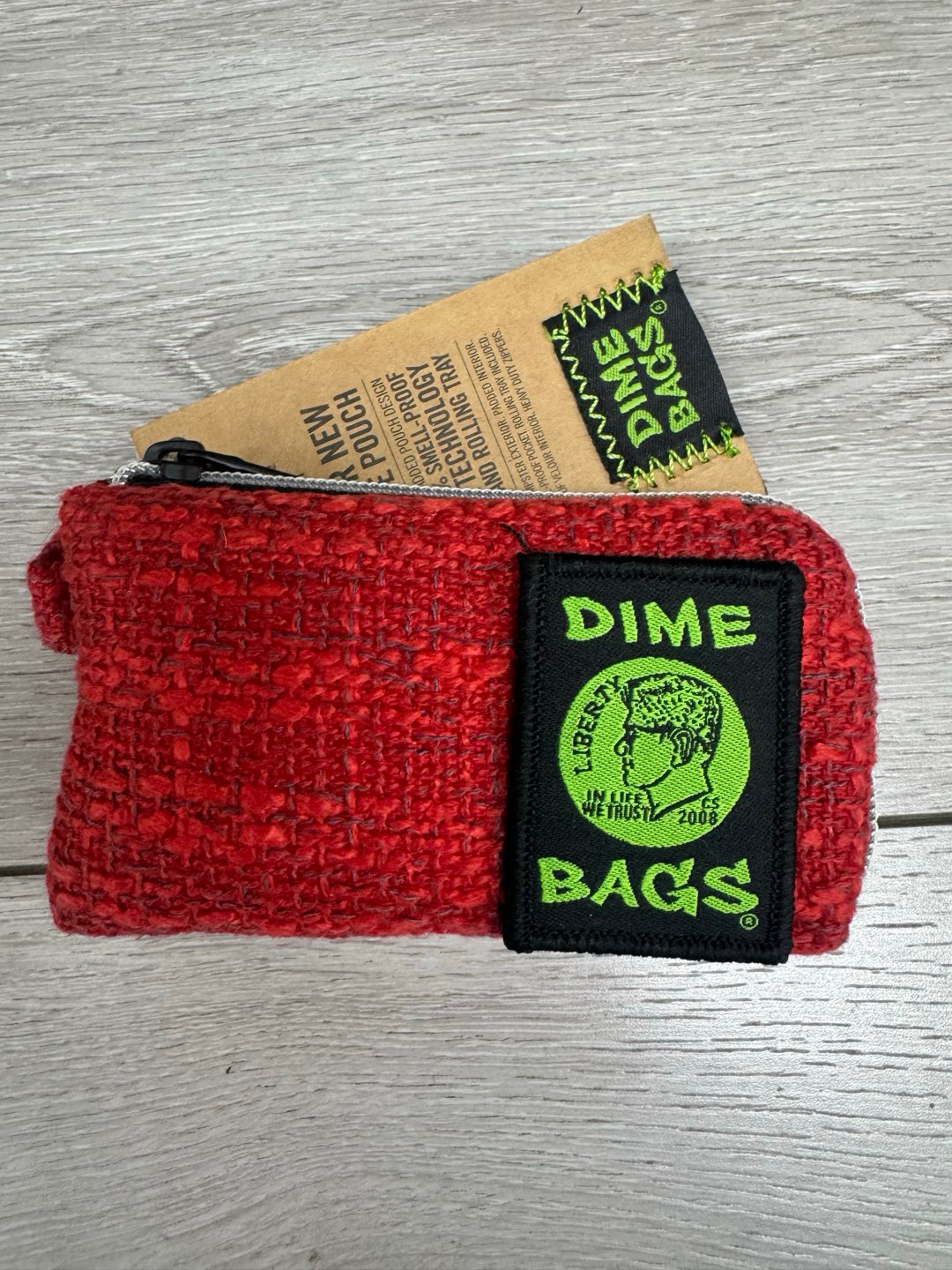 Preview pic of Dime bag all in one padded pouch 5” red