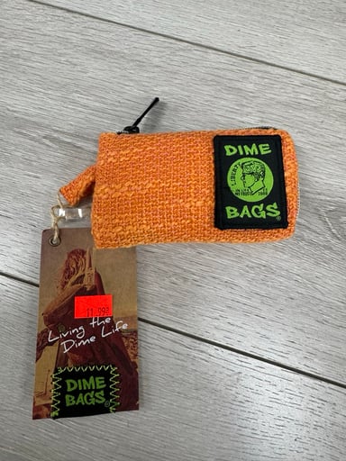 Preview pic of Dime bag padded pouch 5” orange