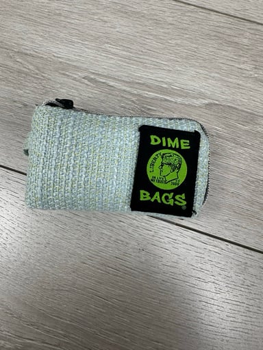 Preview pic of Dime bag padded pouch 5” blue
