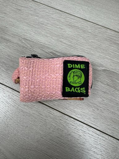 Preview pic of Dime bag padded pouch 5” pink