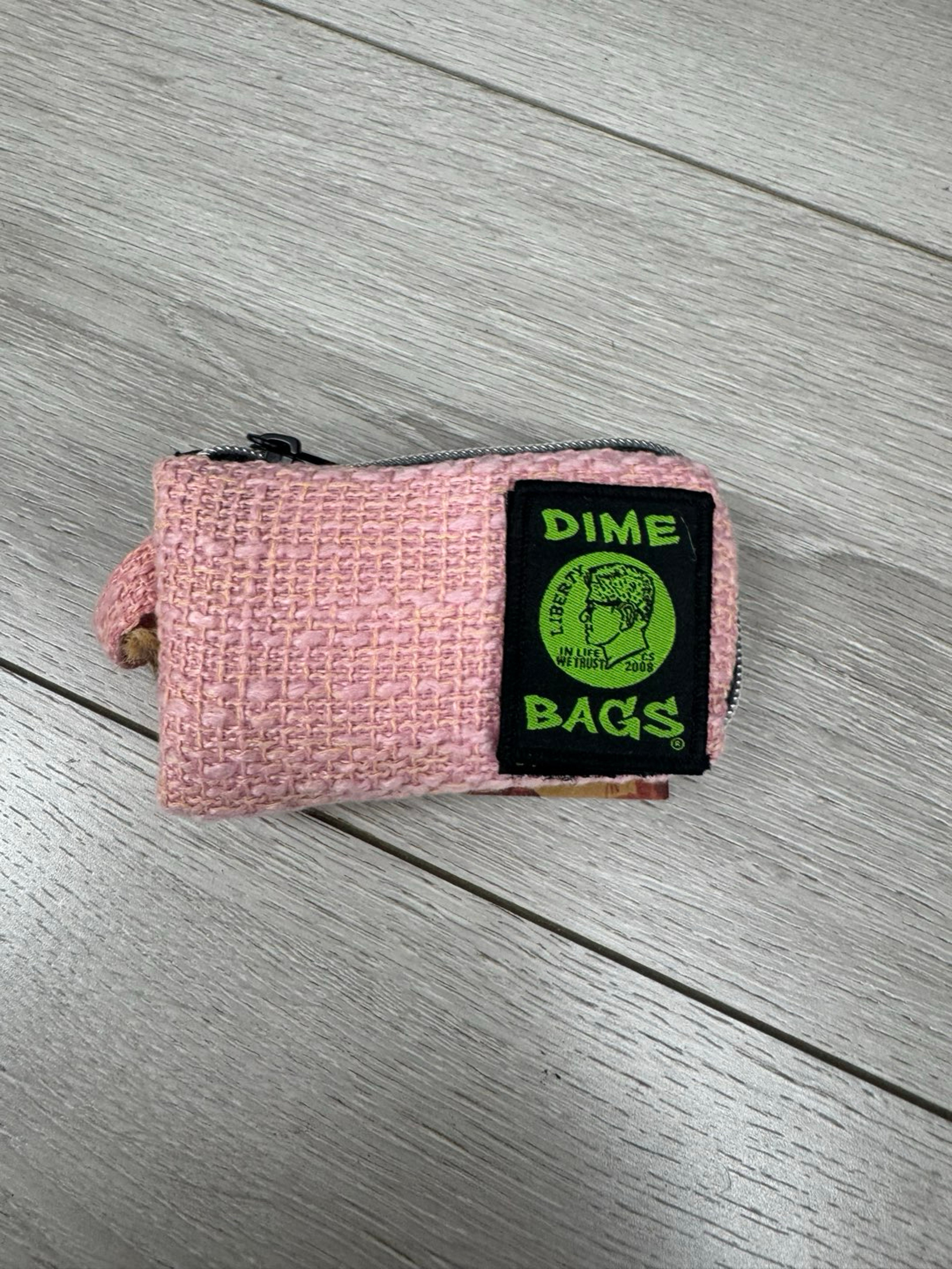 Preview pic of Dime bag padded pouch 5” pink