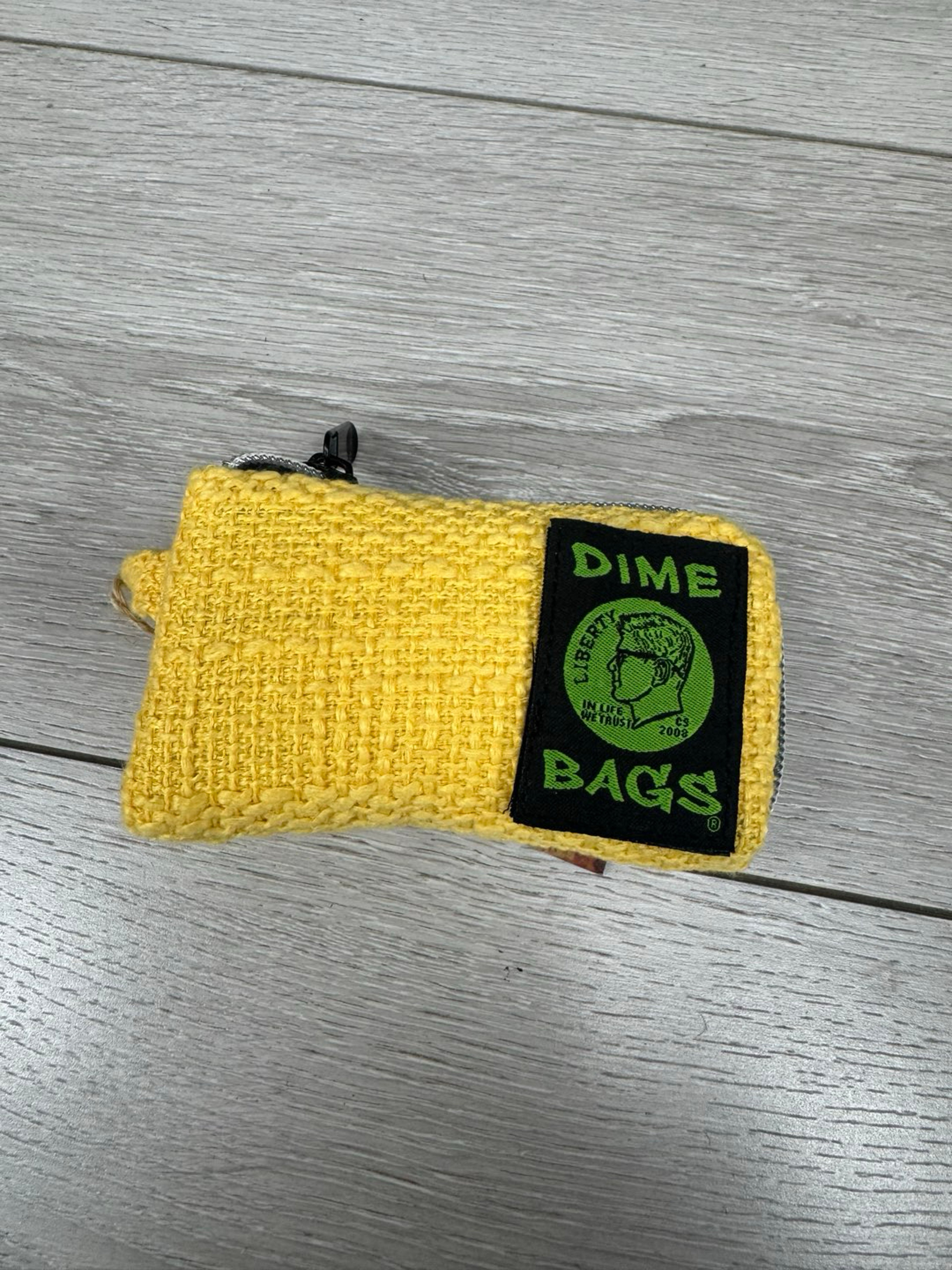 Preview pic of Dime bag padded pouch 5” yellow