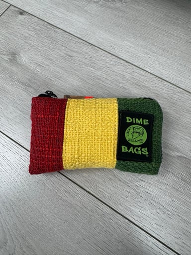 Preview pic of Dime bag all in one padded pouch 7” Rasta