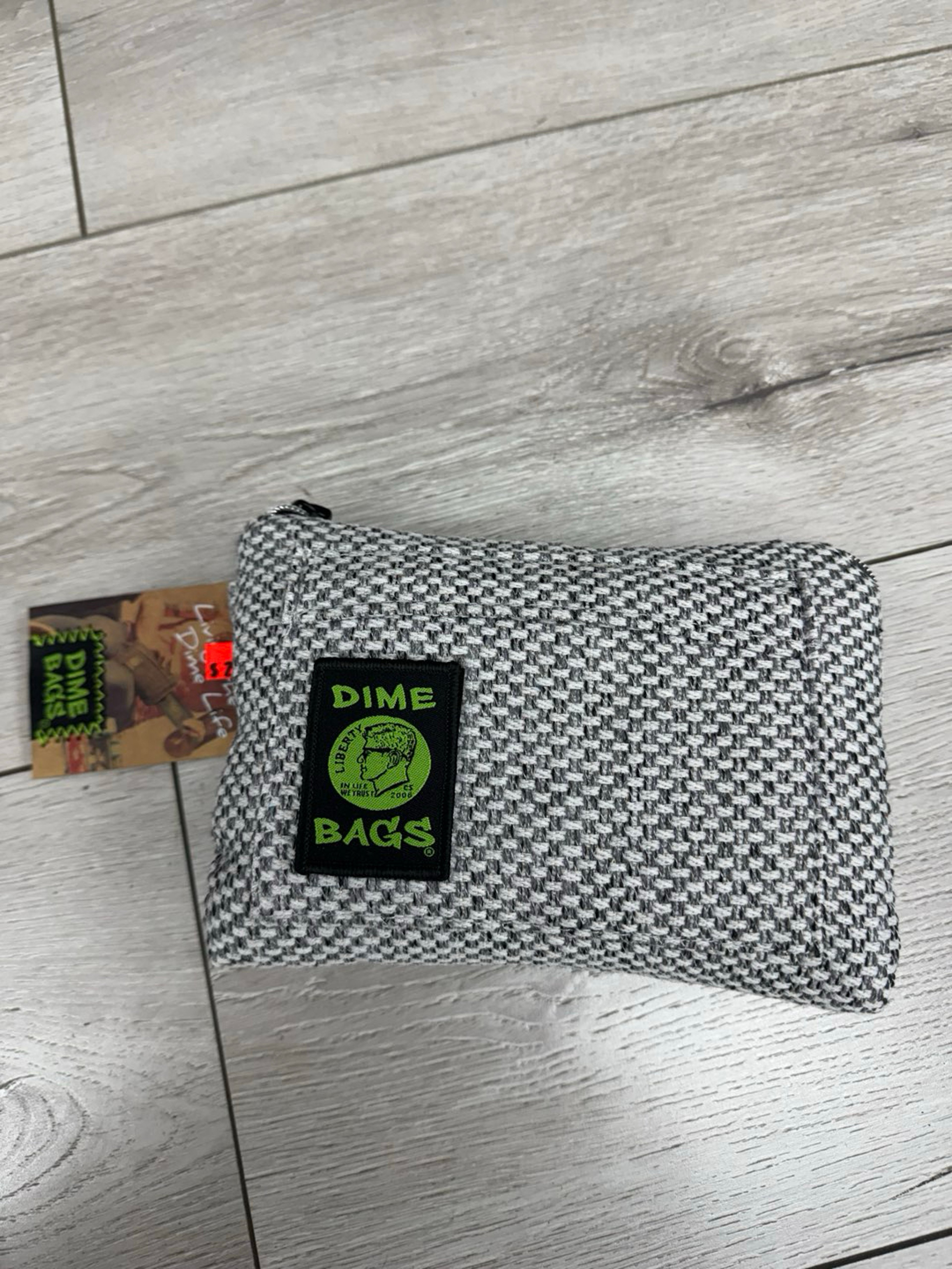 Preview pic of Dime bag all in one padded pouch 8” gray