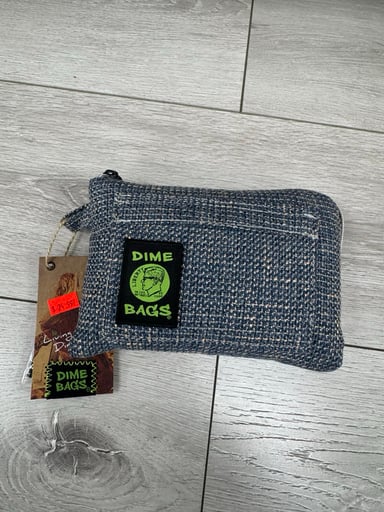 Preview pic of Dime bag padded pouch 8” aqua
