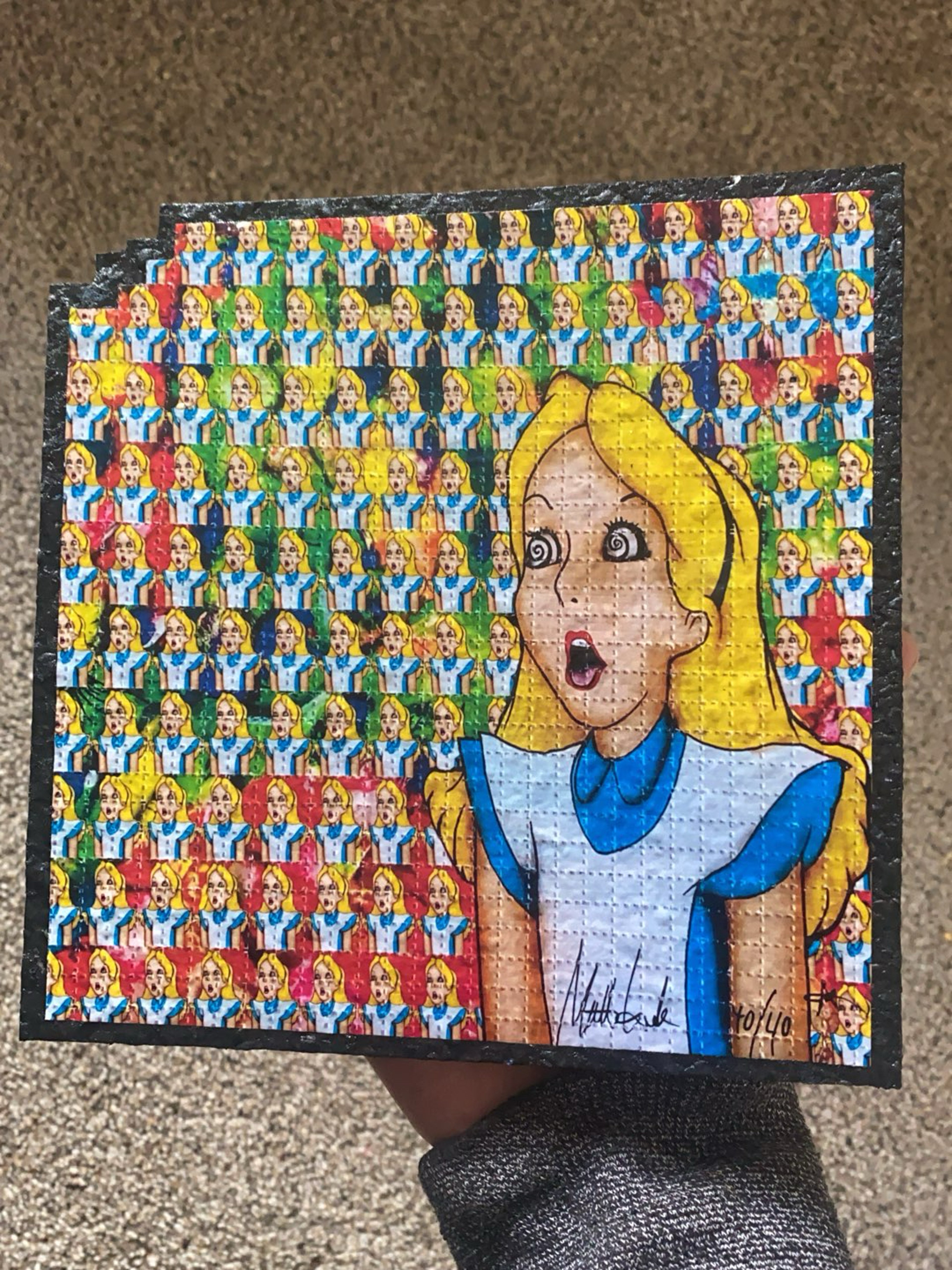 Alice blotter style mat image 0
