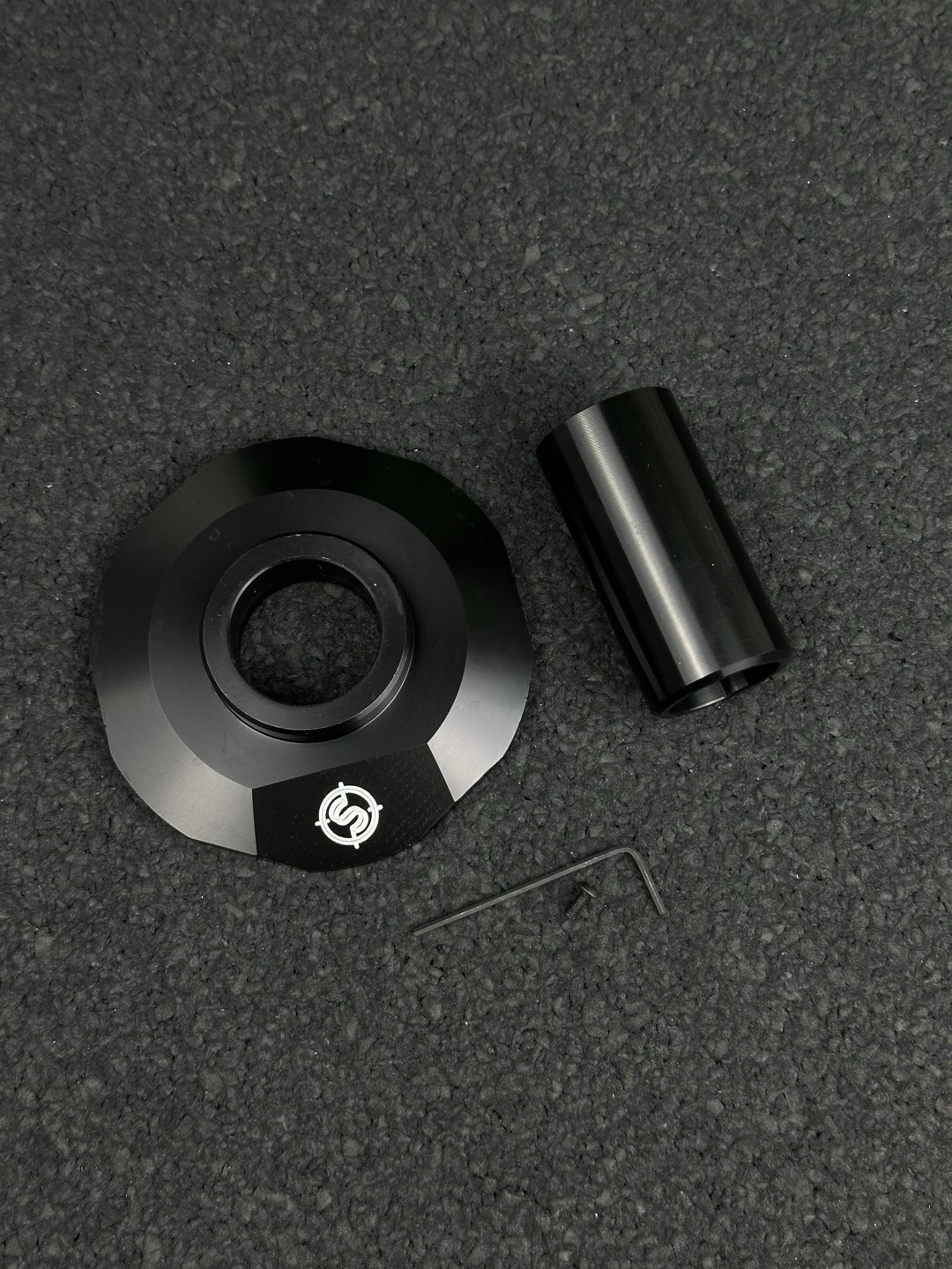 Preview pic of Scope & Stack Base, Nozzle Guard and Spur knob set black