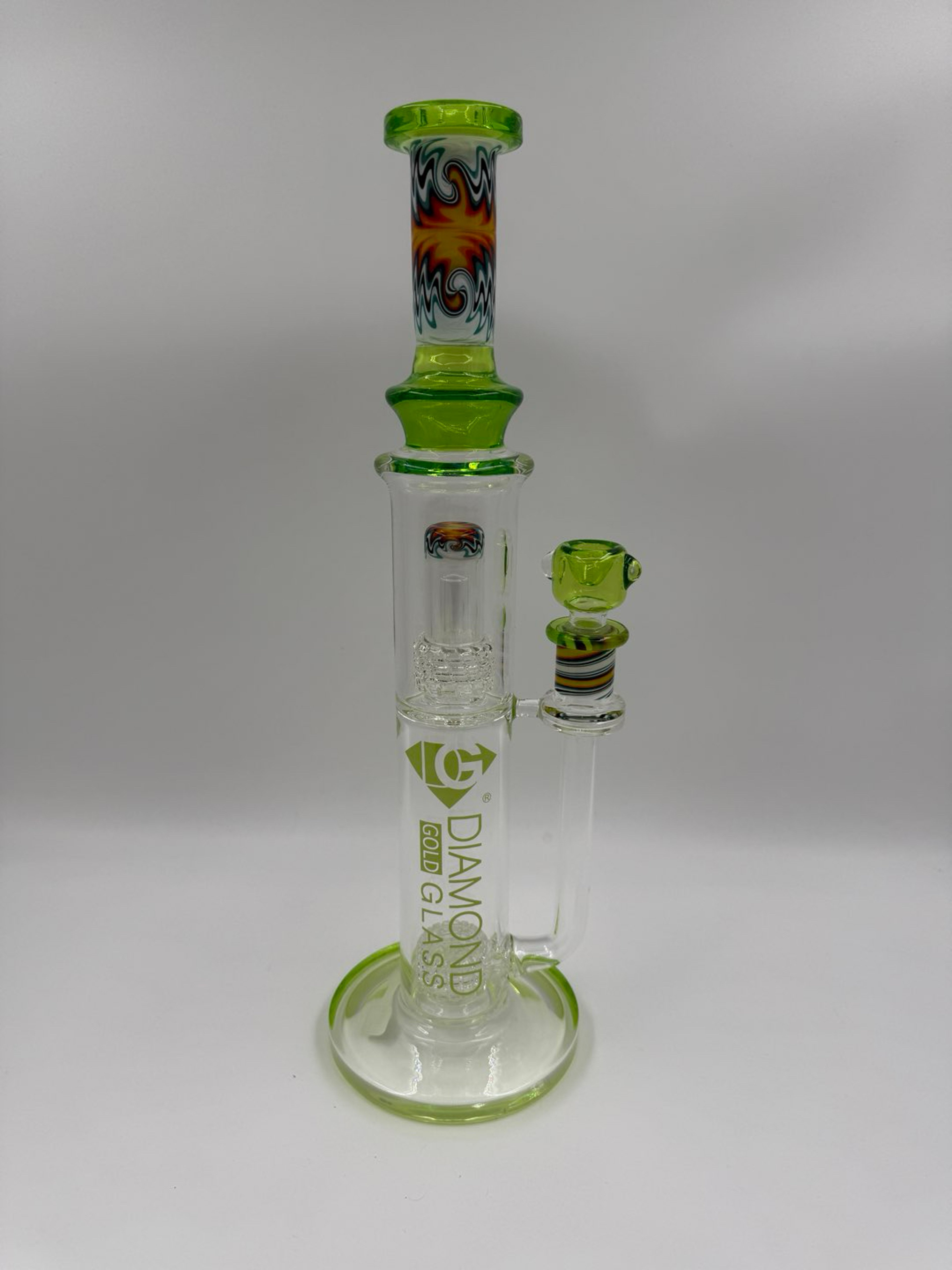 Preview pic of CLOSEOUT 50% Off Diamond Glass Straight Tube