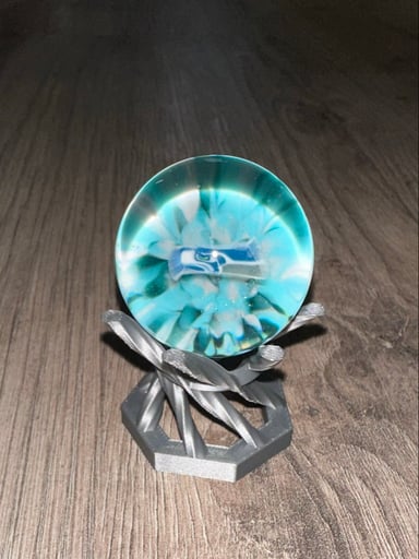 Preview pic of 1.46” Reverse logo Seahawks marble