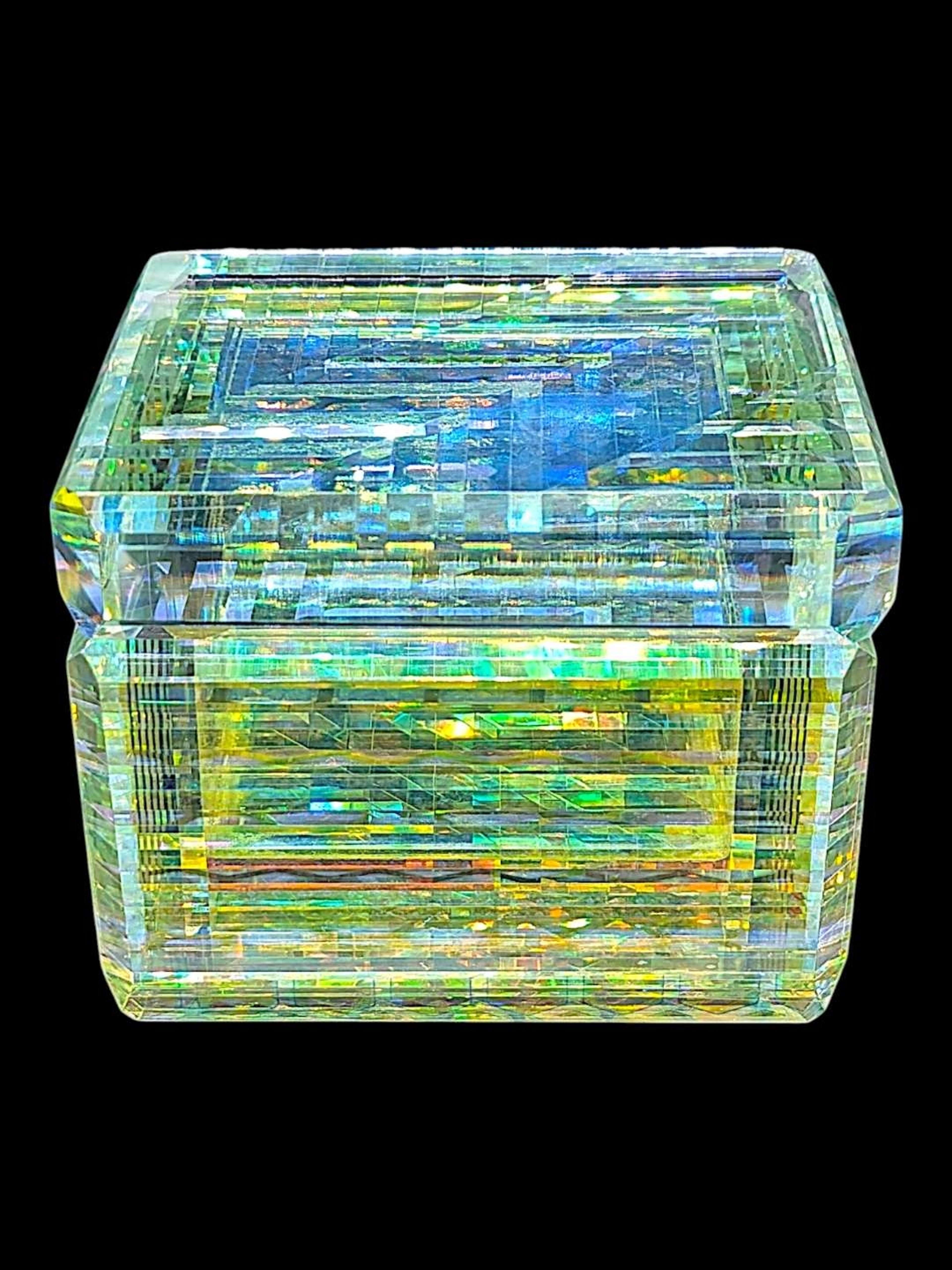 Boro Barto Dichroic Glass Jewelry Box image 0