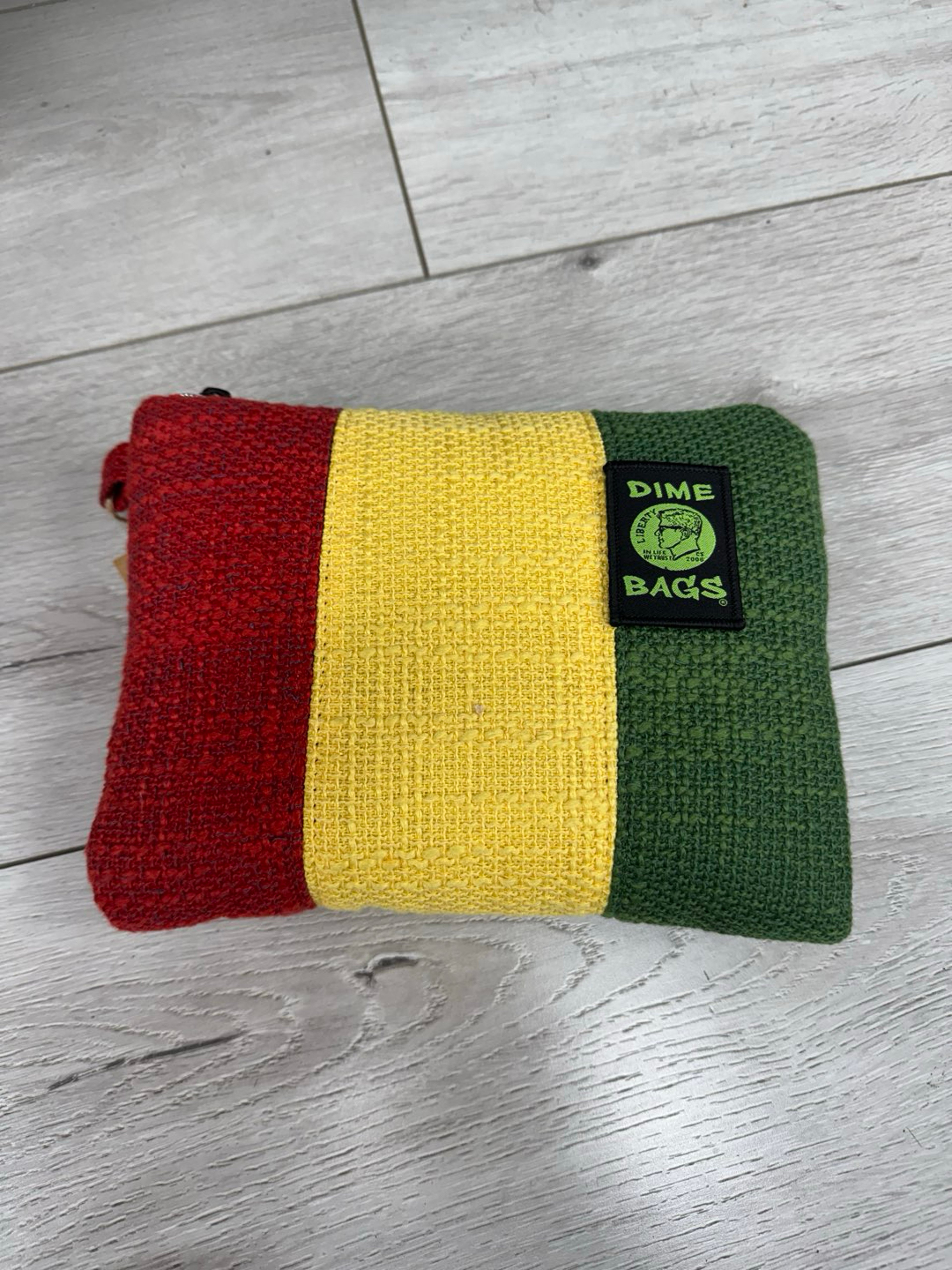 Dime bag all in one padded pouch 10” rasta image 0