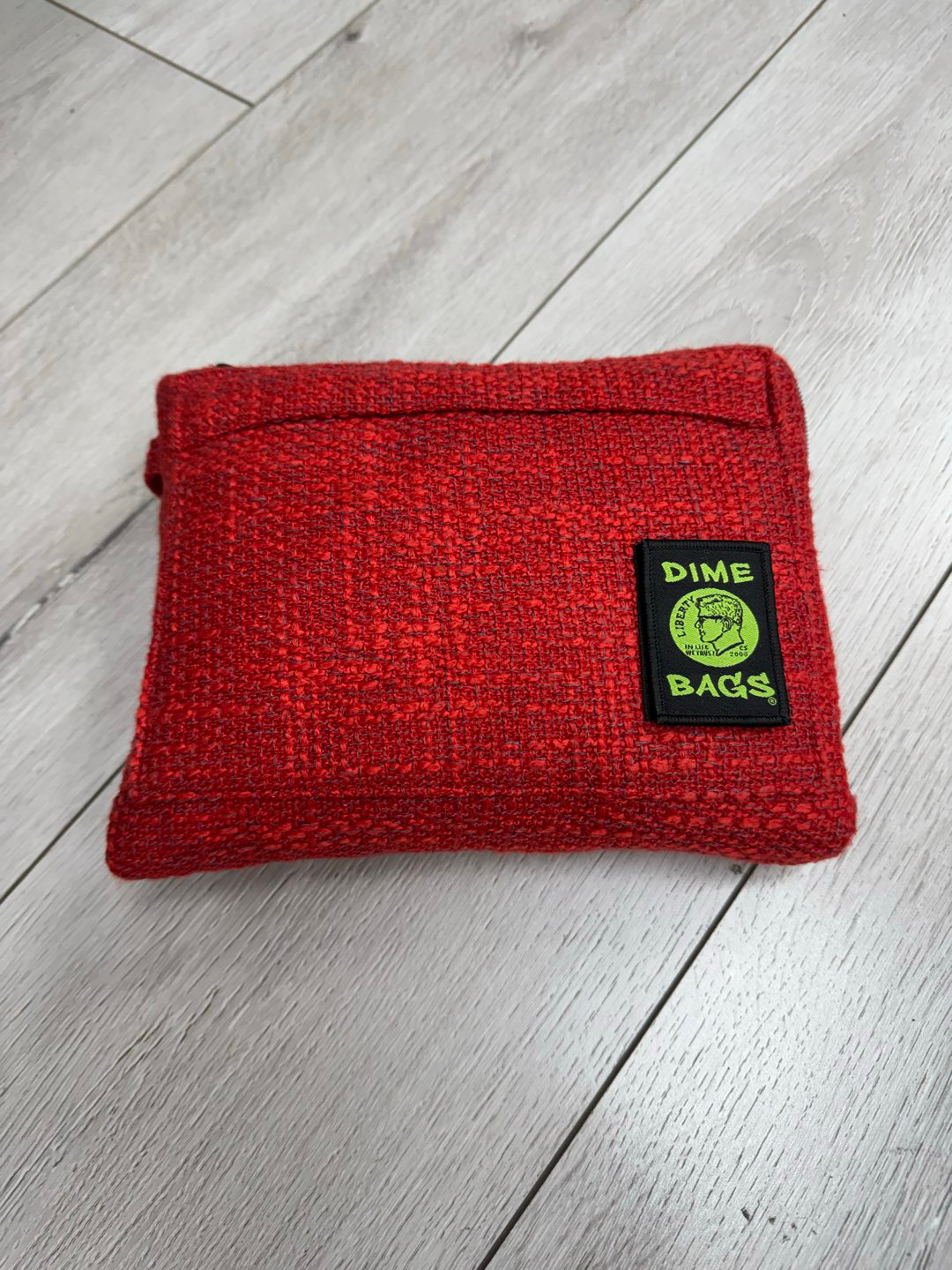 Dime bag all in one padded pouch 10” red image 0
