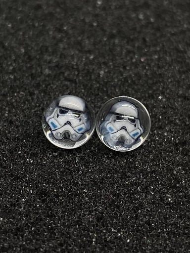 Preview pic of Star Wars Storm Trooper Millie Terp Pearls by Steven H Glass – 2pc