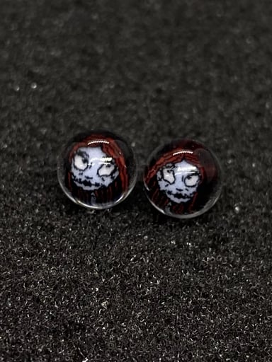Preview pic of Nightmare Before Christmas Sally  Millie Terp Pearls by Steven H Glass – 2pc