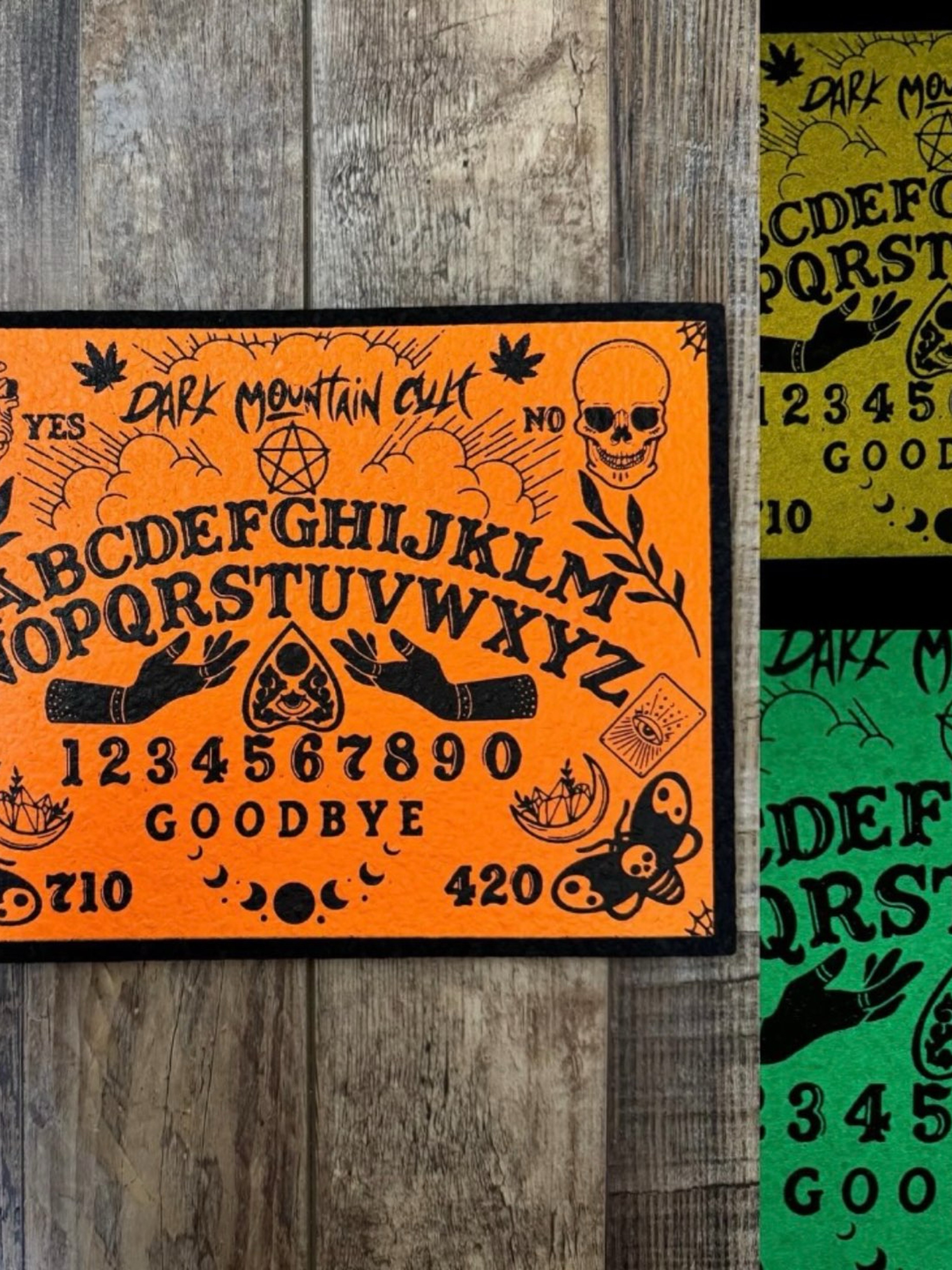 Orange  ouija board by dark mountain cult image 0