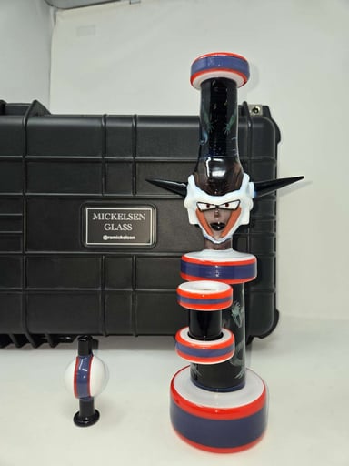 Preview pic of Robert Mickelsen Frieza Bubbler w/ matching Bubble Cap