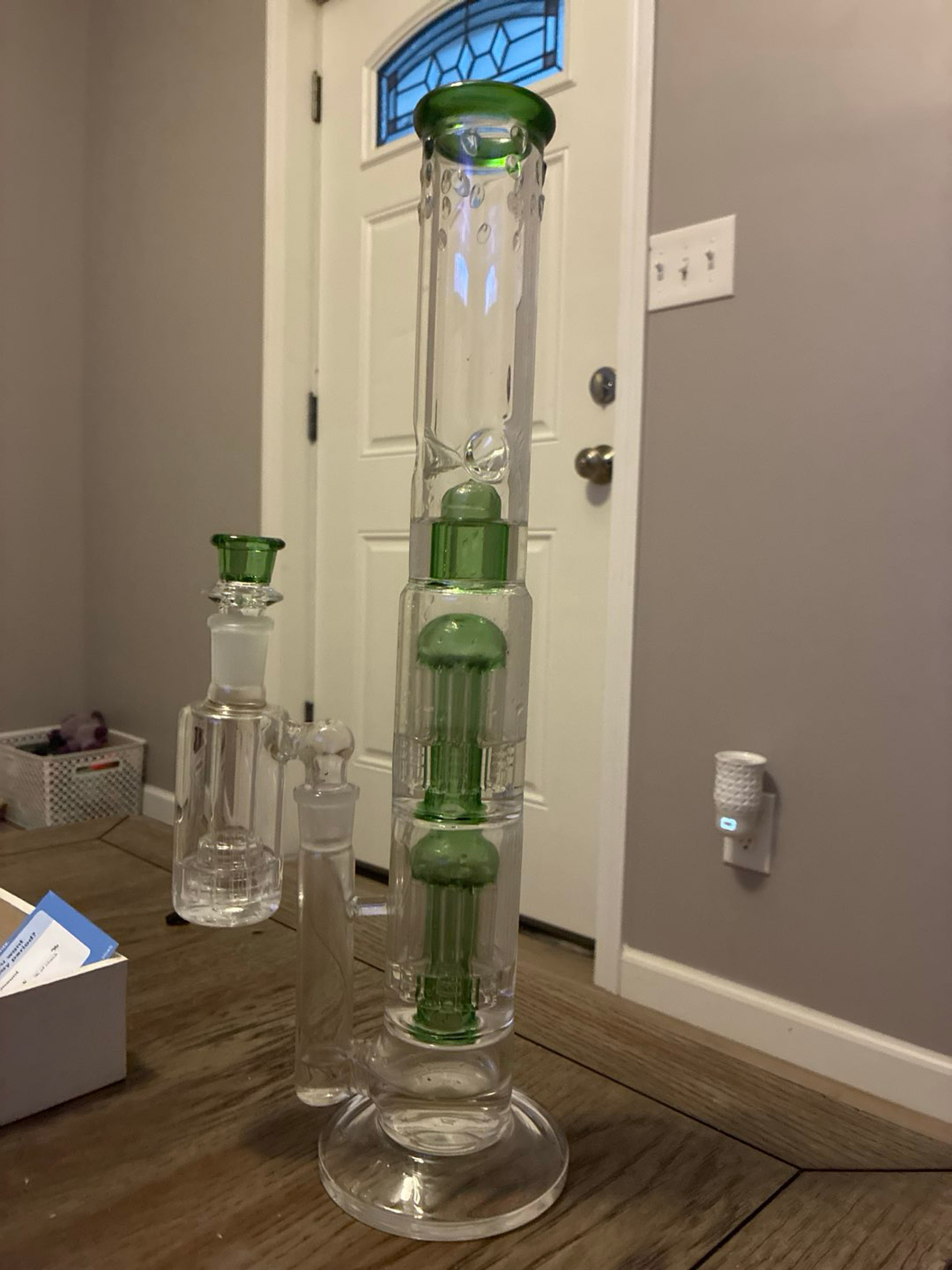 Preview pic of 16.5’ Bong Ashcatcher & 18mm slide