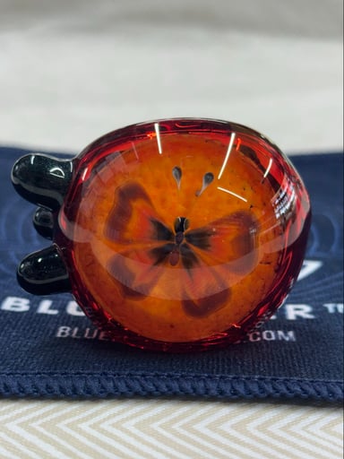 Preview pic of Colt glass X Florin Voicu collab full color butterfly spoon