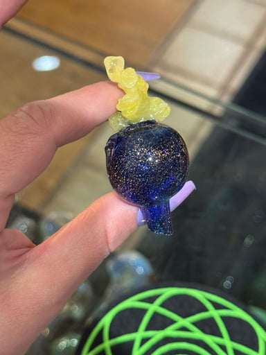 Preview pic of Root Glass Coral Topped Dichro Cap