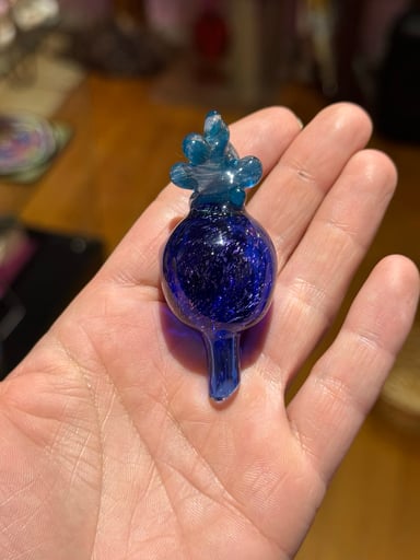 Preview pic of Root Glass Coral Topped Dichro Cap