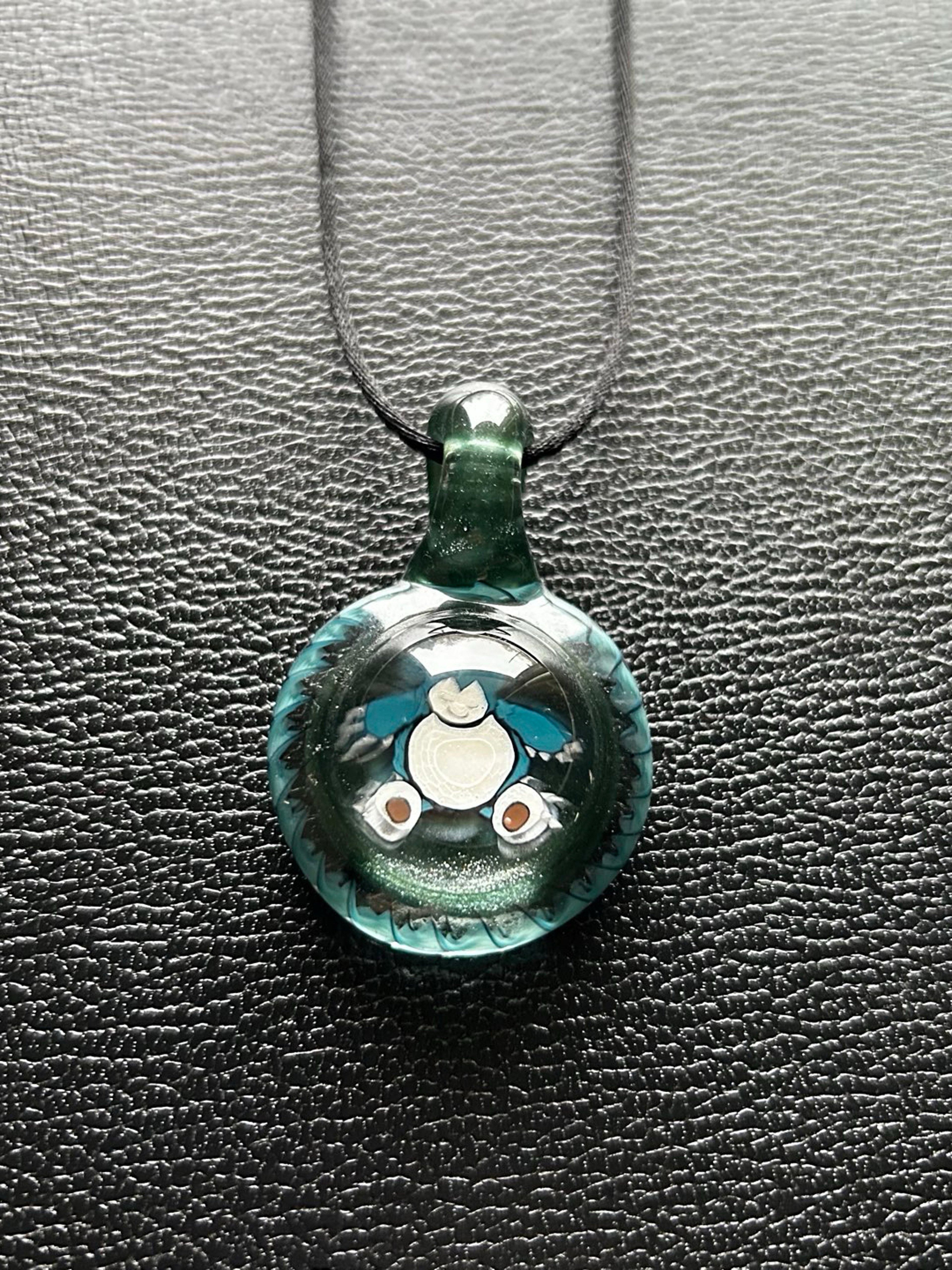 Willstar Glass Snorlax Pokemon Pendant image 0