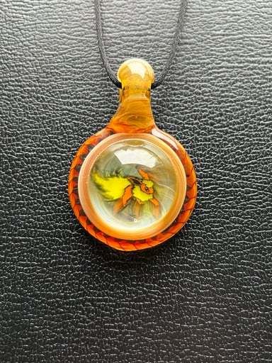 Preview pic of Willstar Glass Flareon Pokemon Pendant