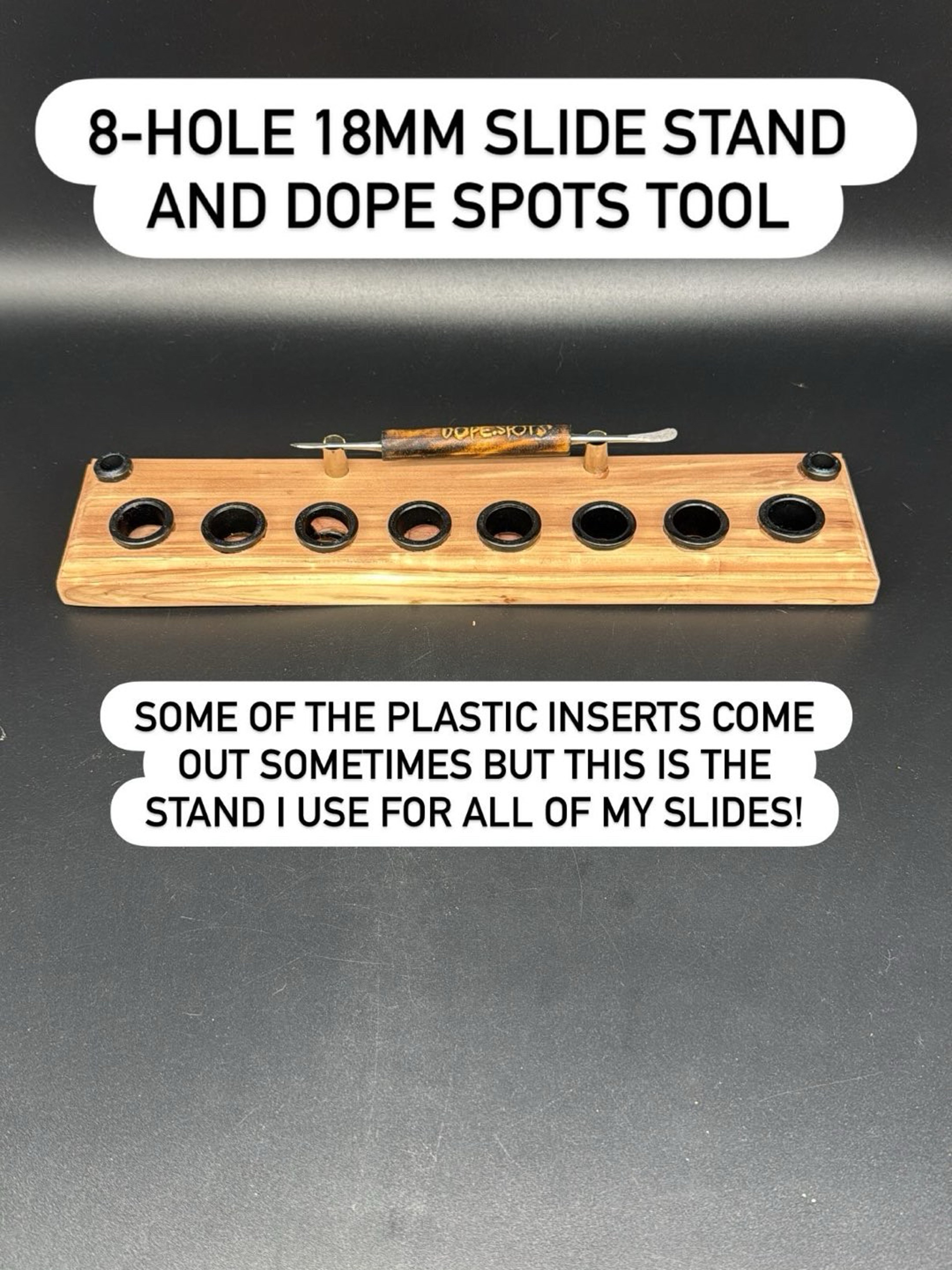 8-Hole 18mm Slide/Tool Stand image 0