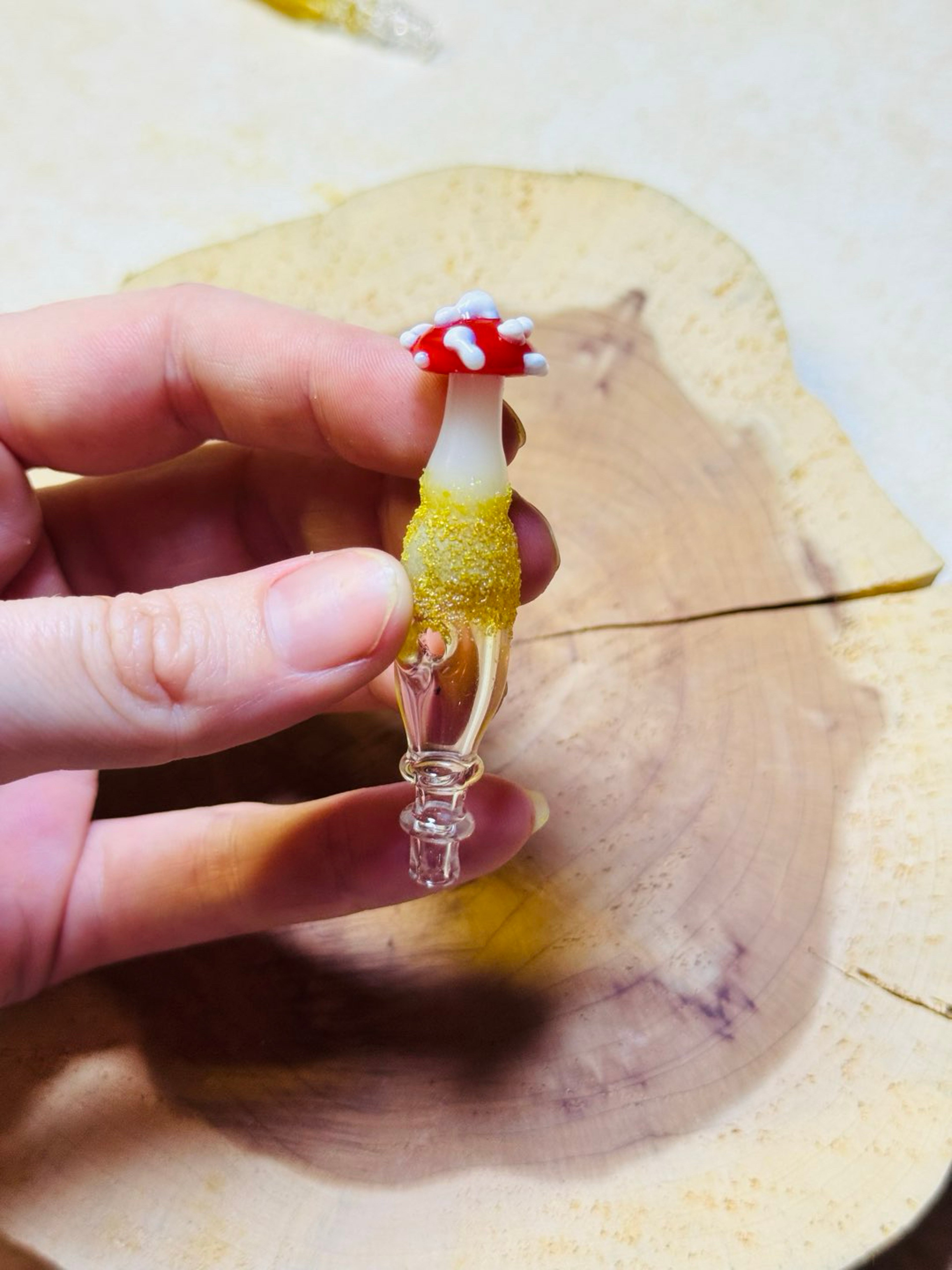 Preview pic of Red mushroom joystick 3DXL - fits puffco peak pro