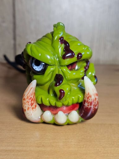 Preview pic of Sette Glass Orc Stash Jar Pendant