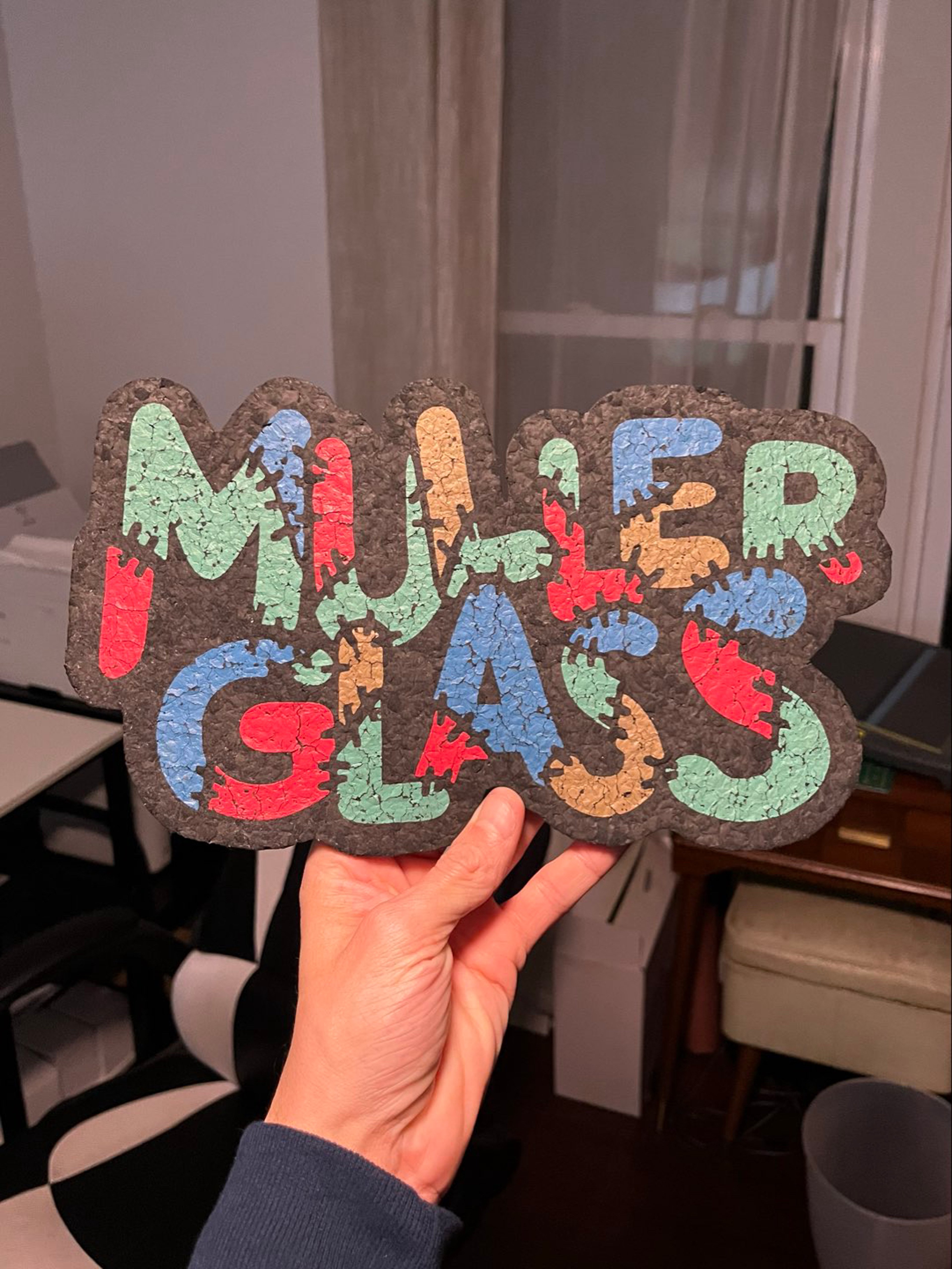 Muller Nametag Mat by Muller Glass x Moodmats image 0