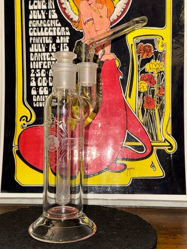 Preview pic of Sheldon Black Bubbler (removable mouthpiece)