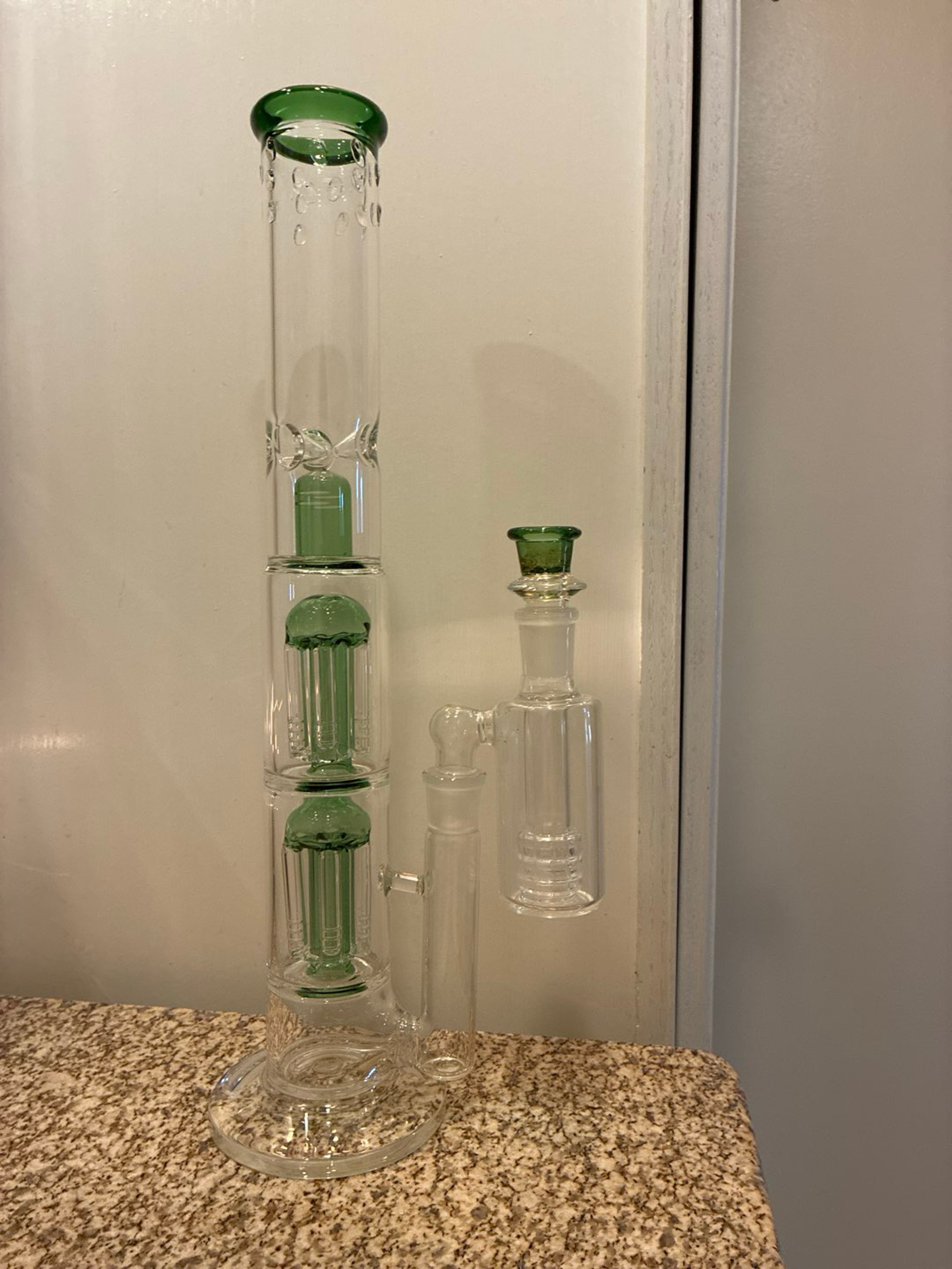 16.5 bong, 18mm slide & ashcatcher image 0