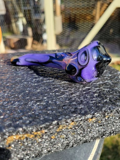 Preview pic of Wave spoon  pink and purple