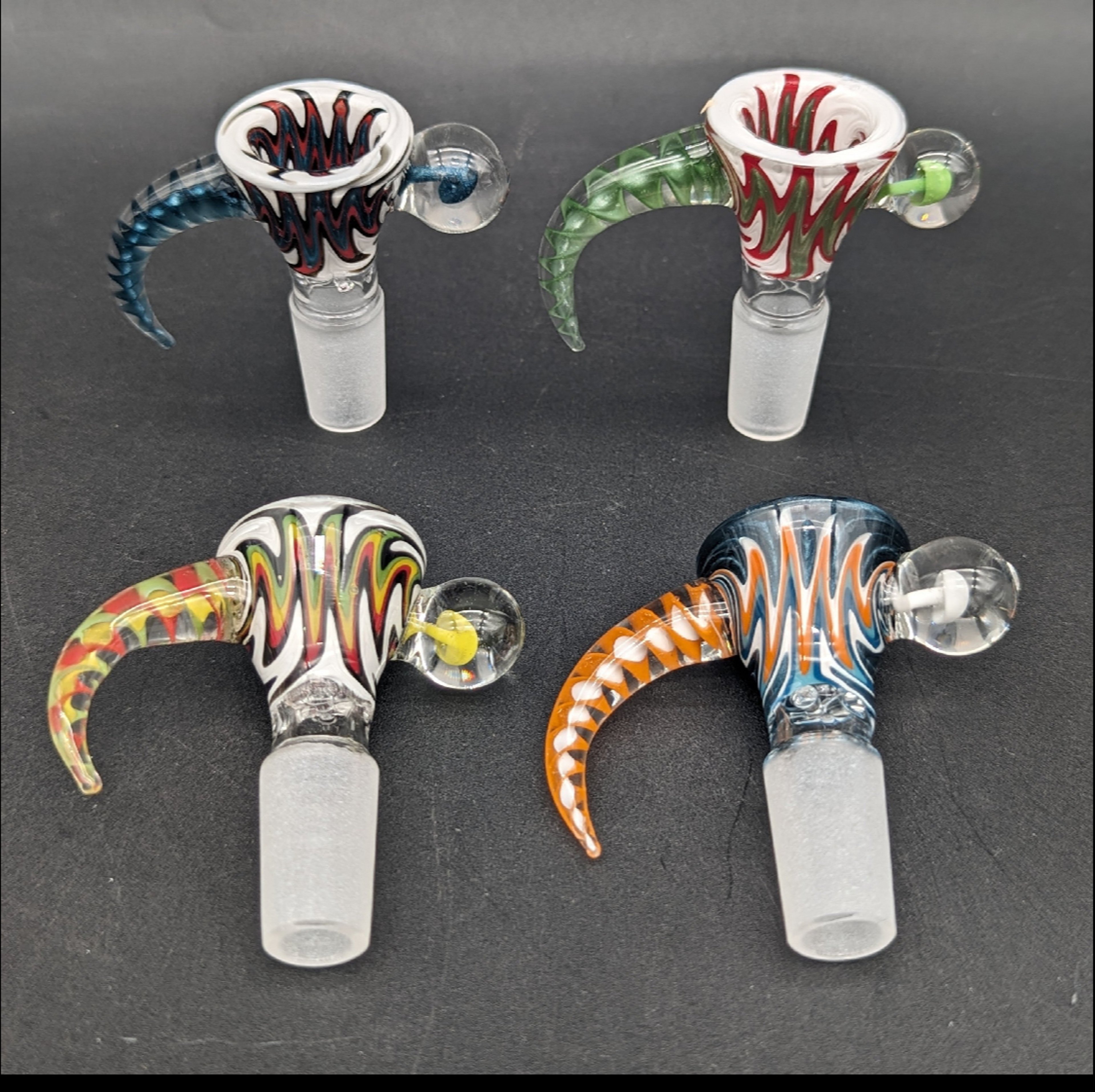 14mm Curved Claw 4 Hole Slide w/ Mushroom image 0