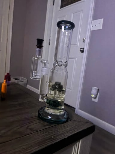 Preview pic of 13’ bong, Ashcatcher & 18MM Slide