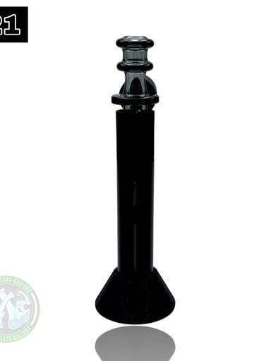 Preview pic of Rone Glass -Puffco Pivot Top #21 - Transparent Black