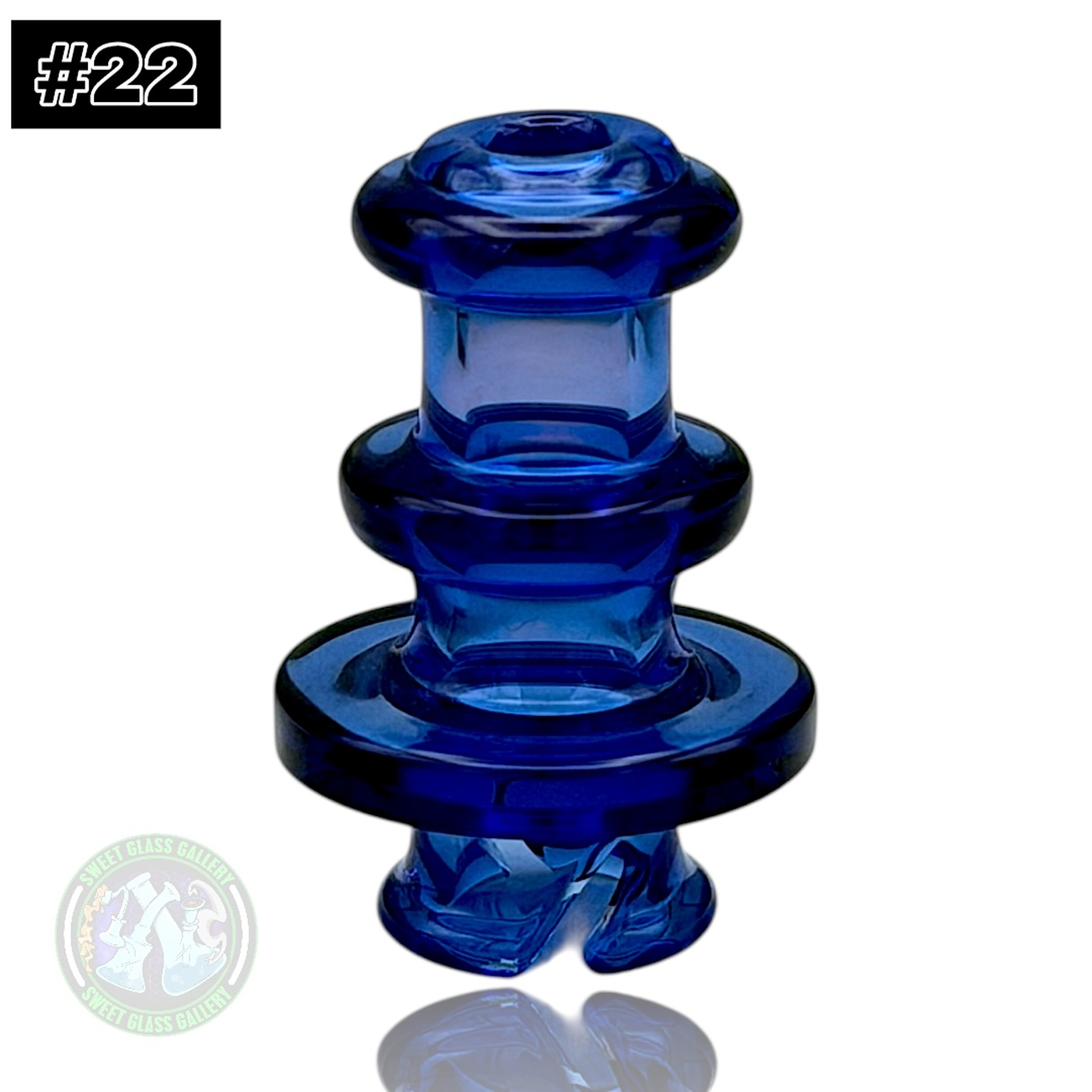 Preview pic of Rone Glass -Puffco Pivot Top #22 - Cobalt Blue